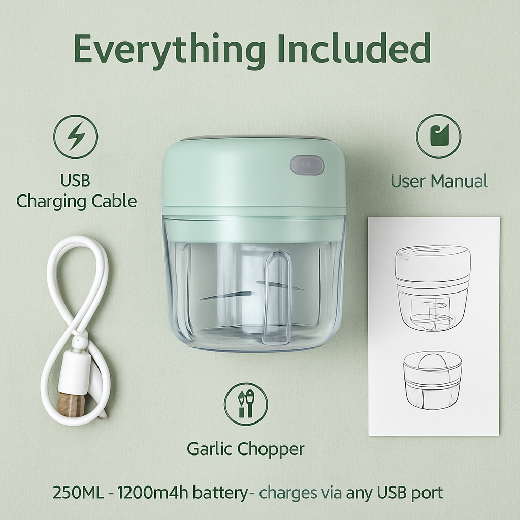 Mini Electric Garlic Chopper