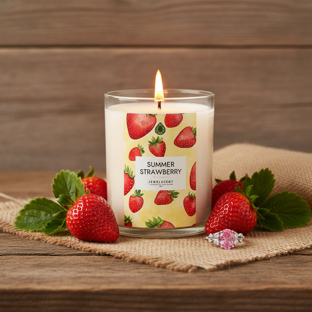 Summer Strawberry 18oz Mystery Jewelry Candle