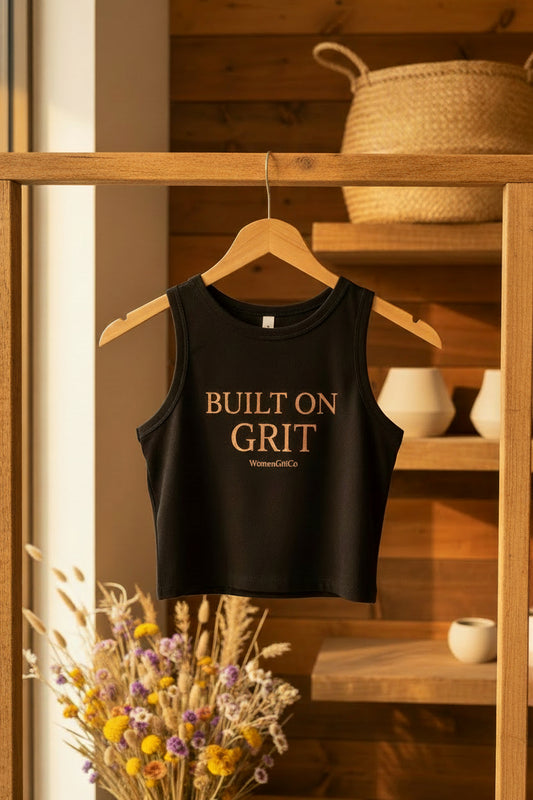 Built on Grit Racer Tank Top
