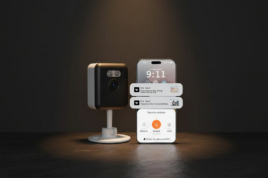 3MP Smart Home Security Camera – Night Vision, Two-Way Audio, Motion Detection, Alexa Compatible