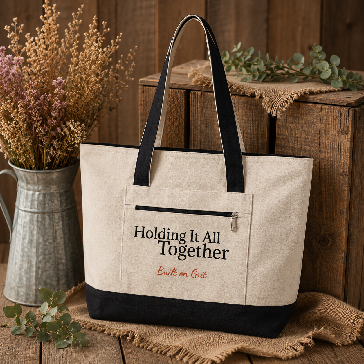 Tote Bag — "Holding It All Together"