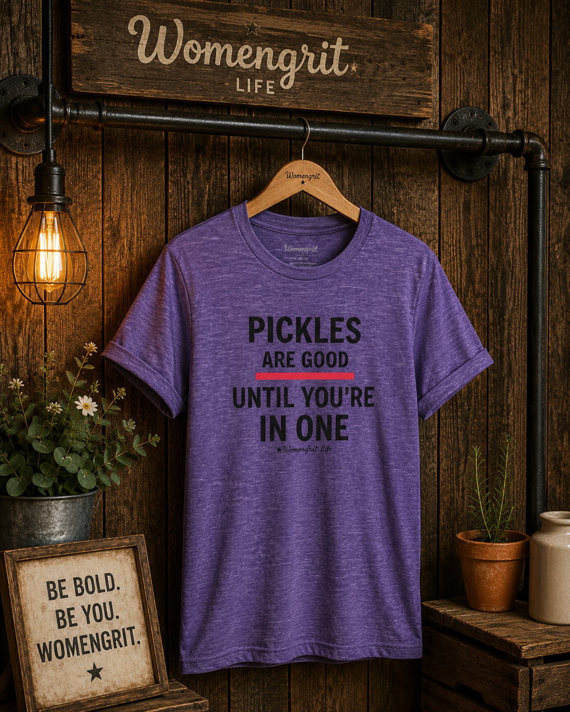 Funny Pickle T‑Shirt — "Pickles Are Good Until You're In One"
