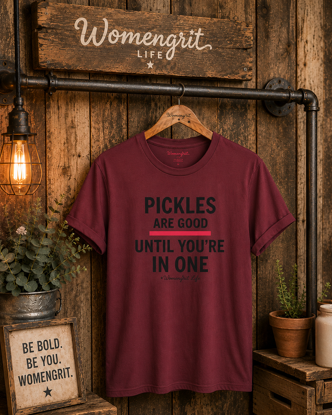 Funny Pickle T‑Shirt — "Pickles Are Good Until You're In One"