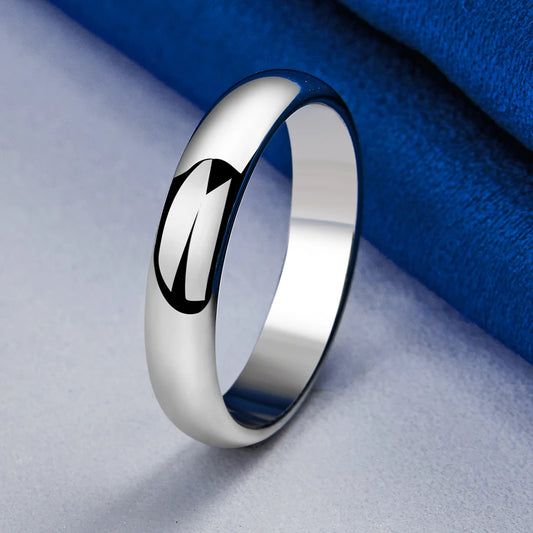 925 Sterling Silver Simple Polished Ring
