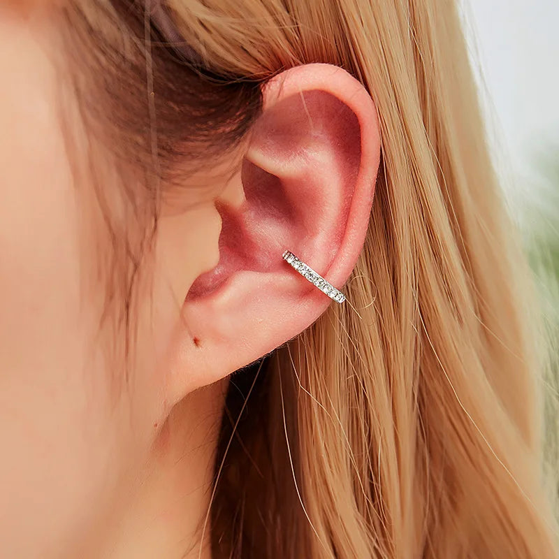 Exquisite Rhinestone Decor Ear Cuff