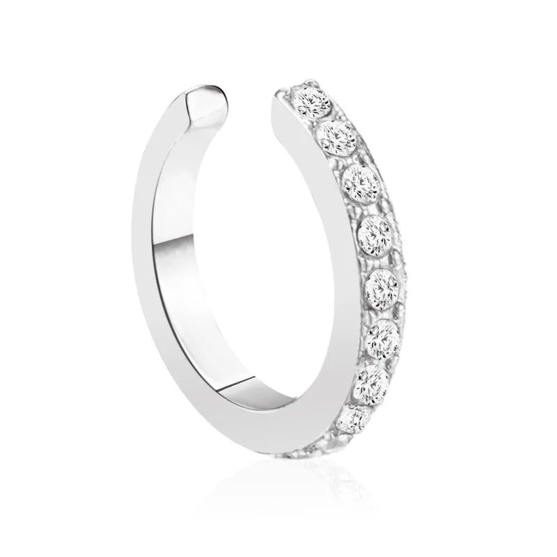 Exquisite Rhinestone Decor Ear Cuff