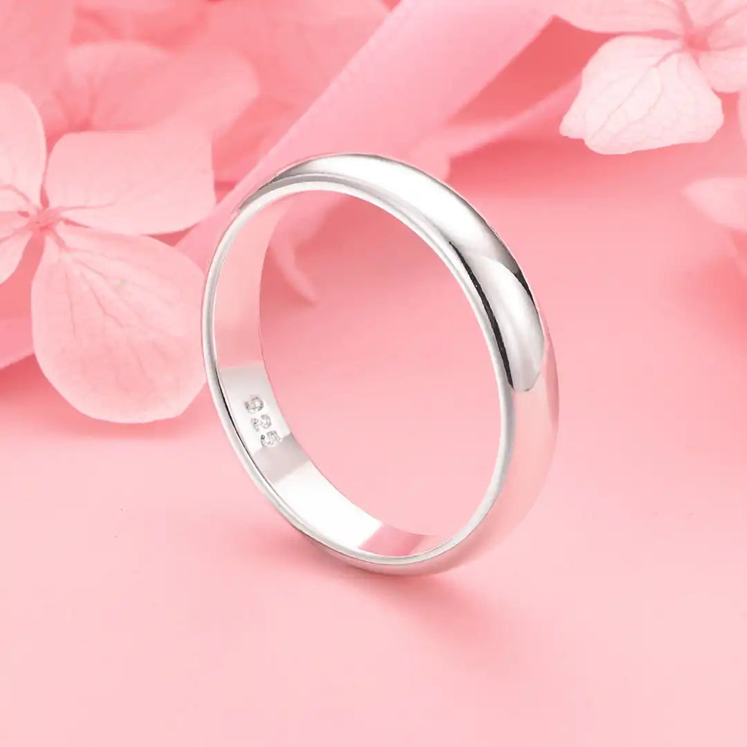 925 Sterling Silver Simple Polished Ring