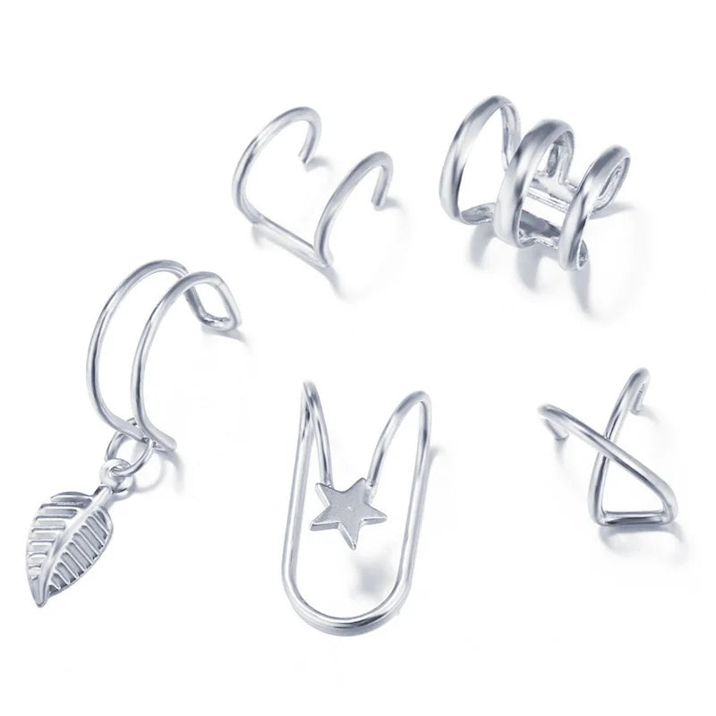 Exquisite Rhinestone Decor Ear Cuff