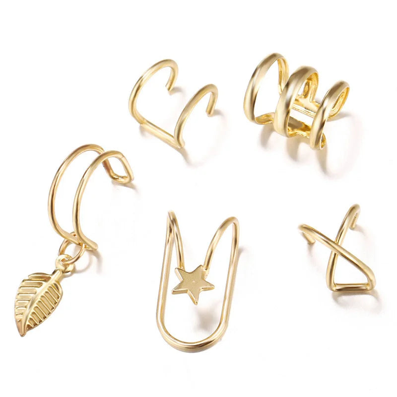 Exquisite Rhinestone Decor Ear Cuff