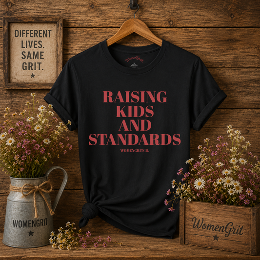 Raising Kids and Standards T-SHIRT