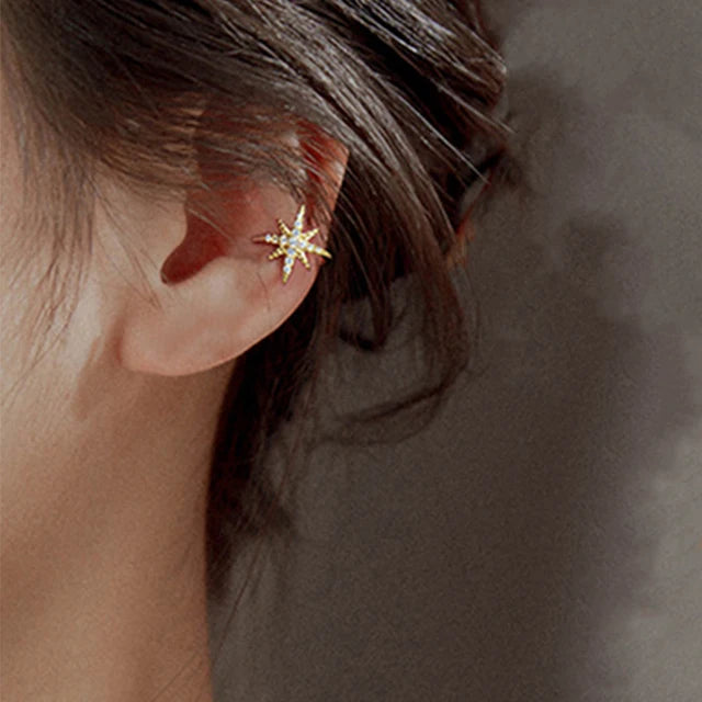 Exquisite Rhinestone Decor Ear Cuff