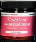Magnum Solace Magnesium Lotion – Nighttime Magnesium Cream – Apply to Leg Muscles, Arms or Chest - Topical Magnesium Chloride – USA Made 5 oz.