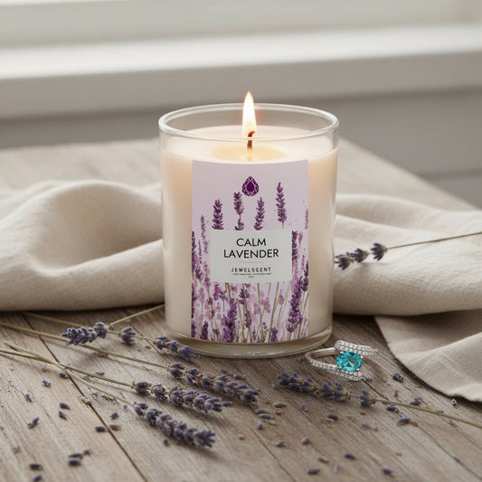 Calm Lavender 18oz Mystery Jewelry Candle