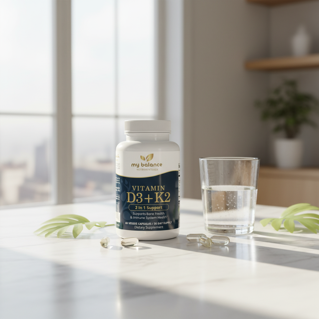 Vitamin D3 + K2 with BioPerine®