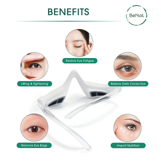 Under-Eye Red Light Therapy Massager| Skin Rejuvenation & Relaxation Device
