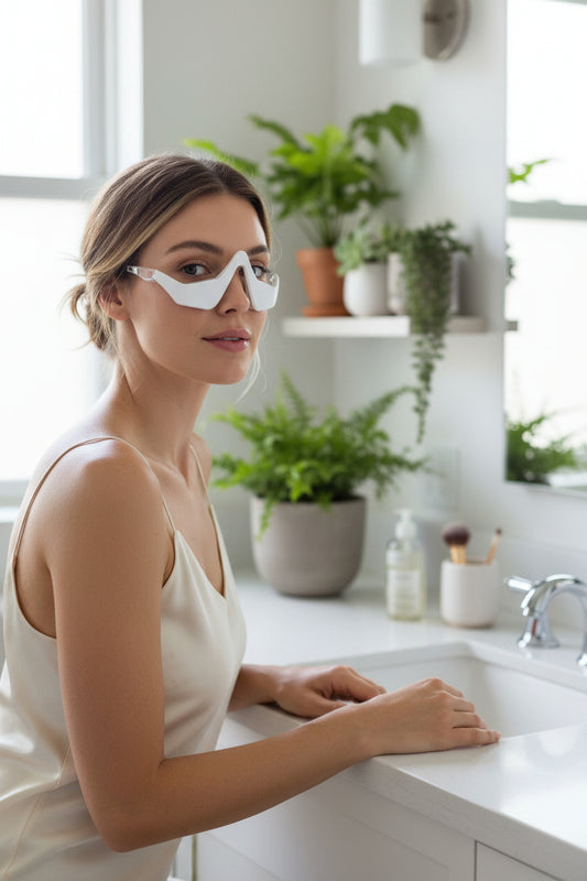 Under-Eye Red Light Therapy Massager| Skin Rejuvenation & Relaxation Device